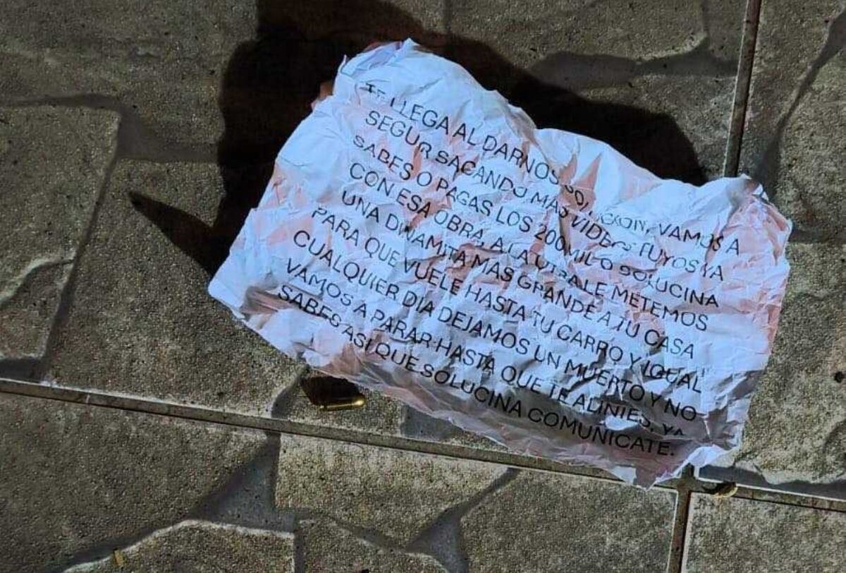 Los delincuentes exigieron al alcalde Cavino Cautivo el pago de 200 mil soles y la adjudicación de una obra pública. (Foto: TV Huarmey)