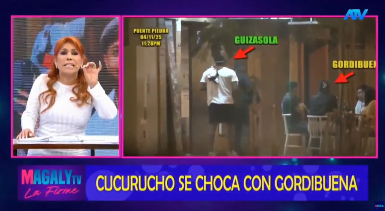 Magaly muestra imágenes de Roberto Guizasola en el mismo lugar que la 'Gordibuena'.