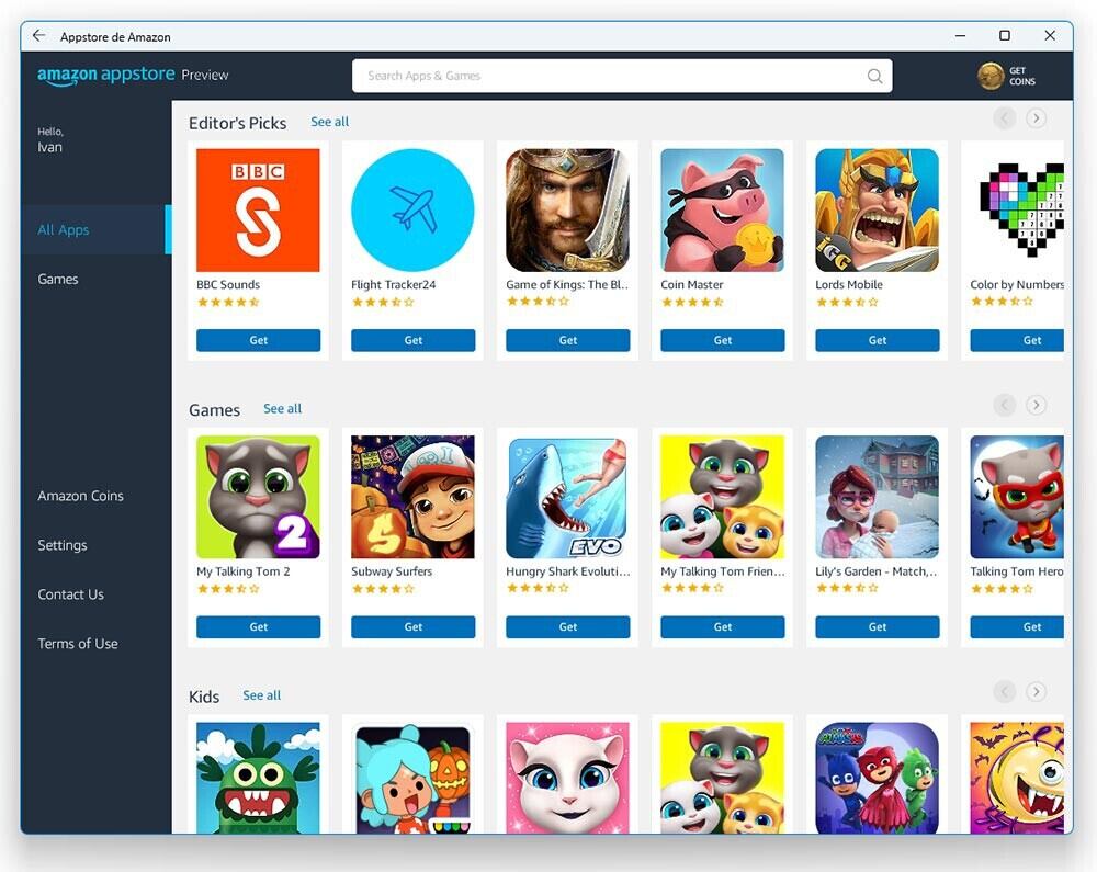 Amazon Appstore.