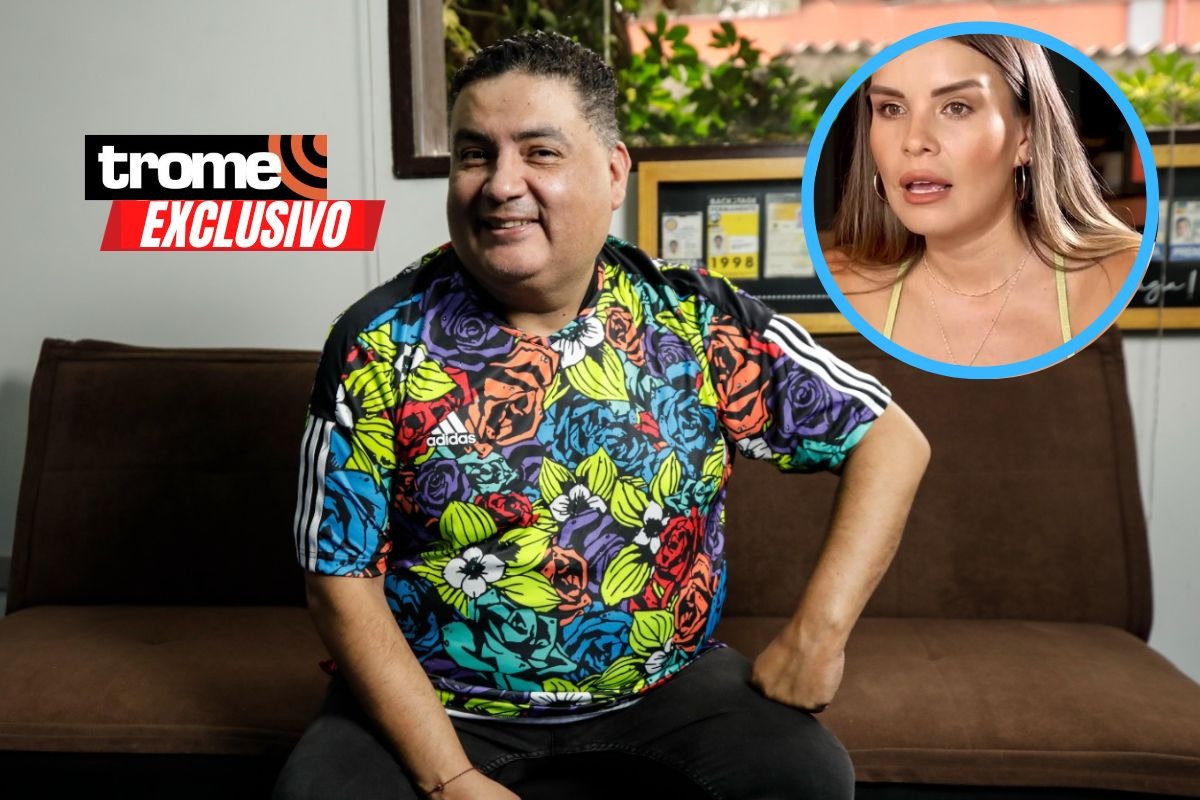 Alfredo Benavides cuenta que estuvo en el circo con Fiorella Retiz y que son amigos hace diez años. ( Fotos: Trome)