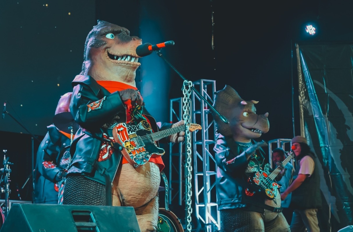 Los Rocosaurios vuelven a los escenarios con un show renovado. (Foto: Instagram)