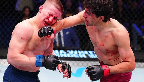 TROME | Adrián Luna se impone en una guerra en el Dana White’s Contender Series y ganó su contrato con UFC ( Twitter)