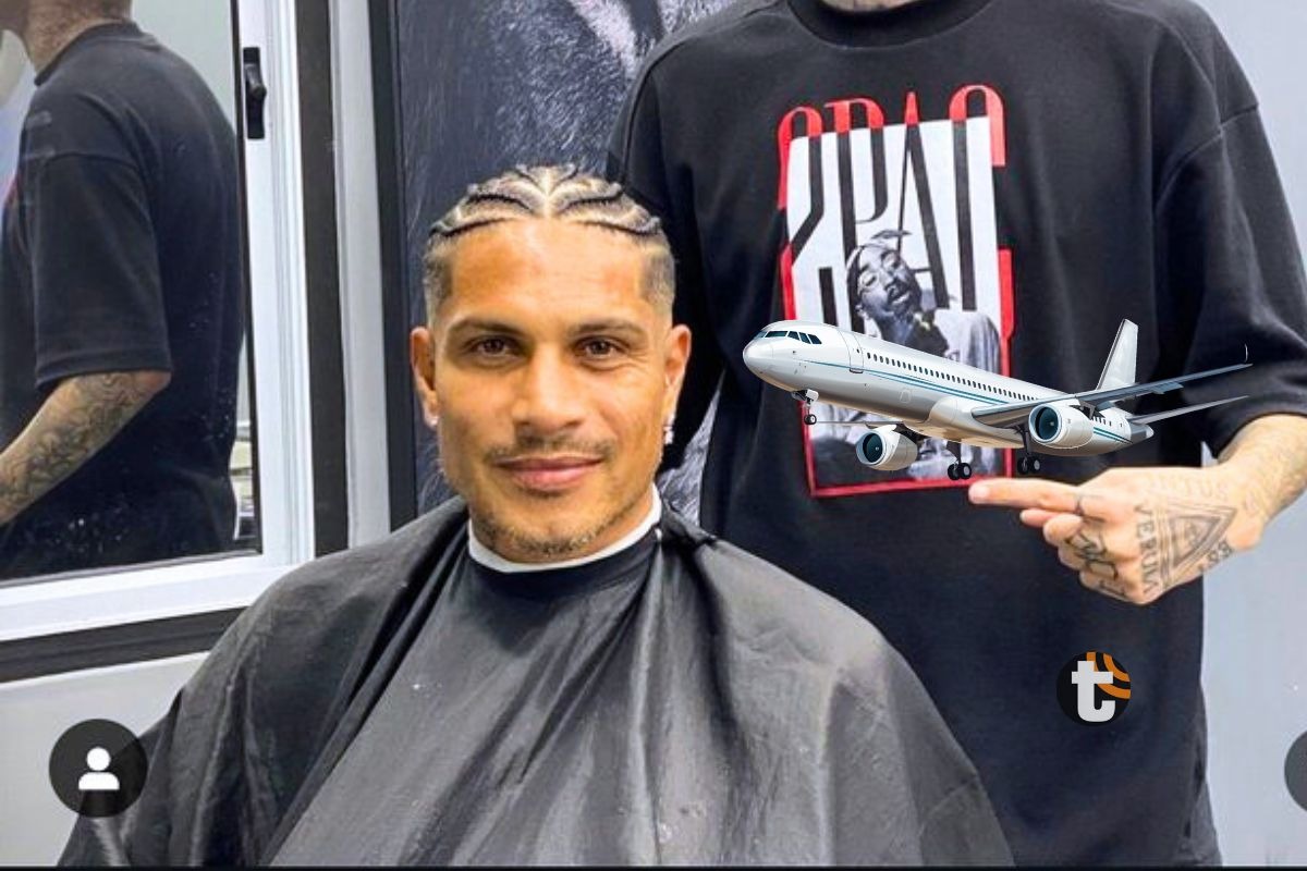 Paolo Guerrero llega con uno de sus clásicos estilos a la LIga1 (Foto: @rafaelsaaz)