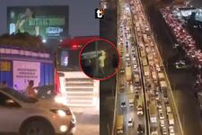 Congestión vehicular de más de diez horas obliga a familia a trasladar ataúd en hombros en la autopista Ramiro Prialé