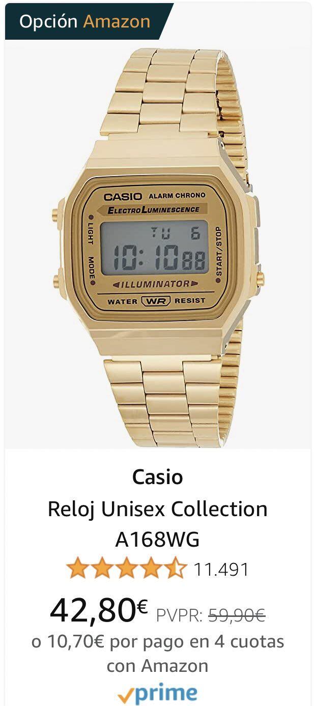 El precio del reloj que usó Lewandowski. (Foto: Amazon)