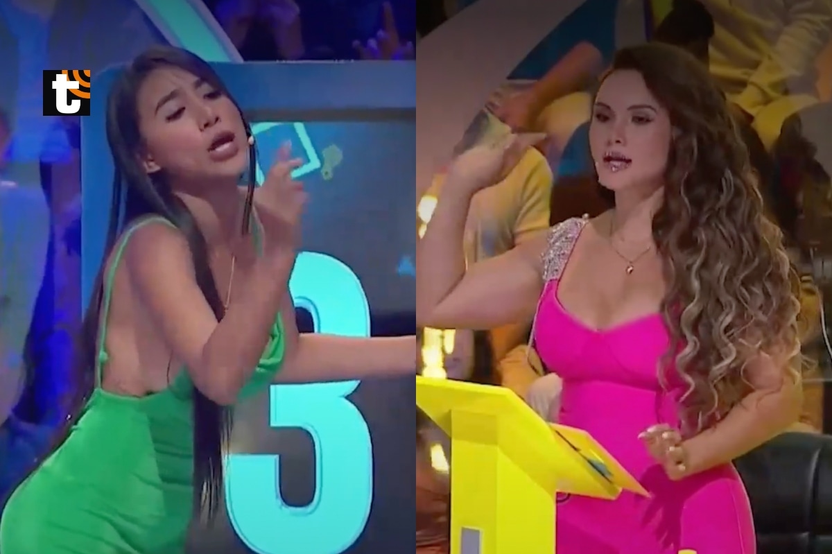 Samahara Lobatón y Génesis Tapia se agarran boca a boca