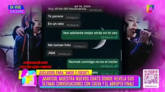 Christian Cueva fue 'solapa' a concierto de Marisol.