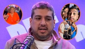 Ricardo Mendoza arma tonazo por el cumple de su mamá y le presenta a su novia, Katya Mosquera: “No se tomó ni una foto con su viejita”