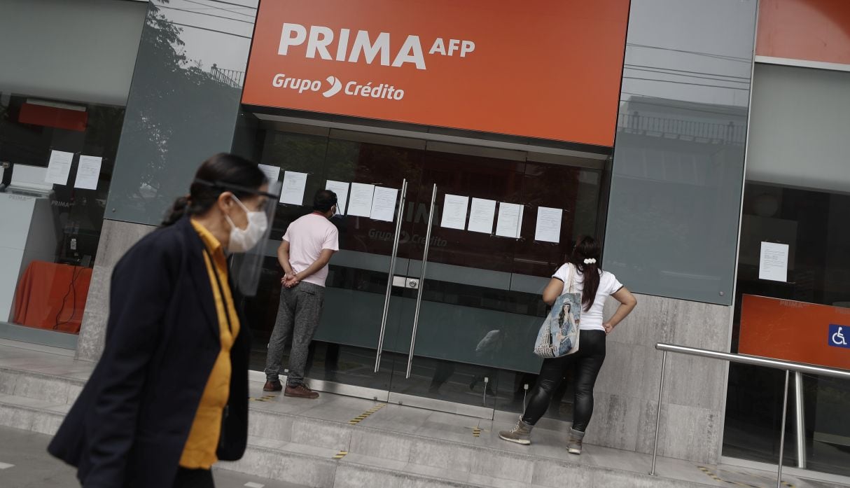 Retiro de AFP. (Foto: Cesar Campos / GEC)