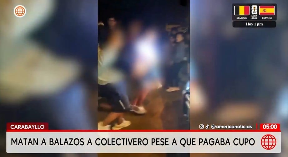 Conductor de miniván es asesinado a balazos tras ataque en Carabayllo.