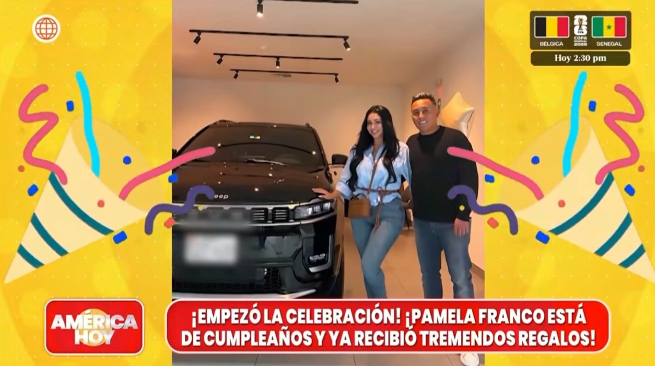 Pamela Franco está de cumpleaños.