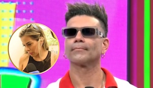 Tomate Barraza se hace el ‘loco’ cuando le preguntan por ampay del novio de Vanessa López: “No me compete”