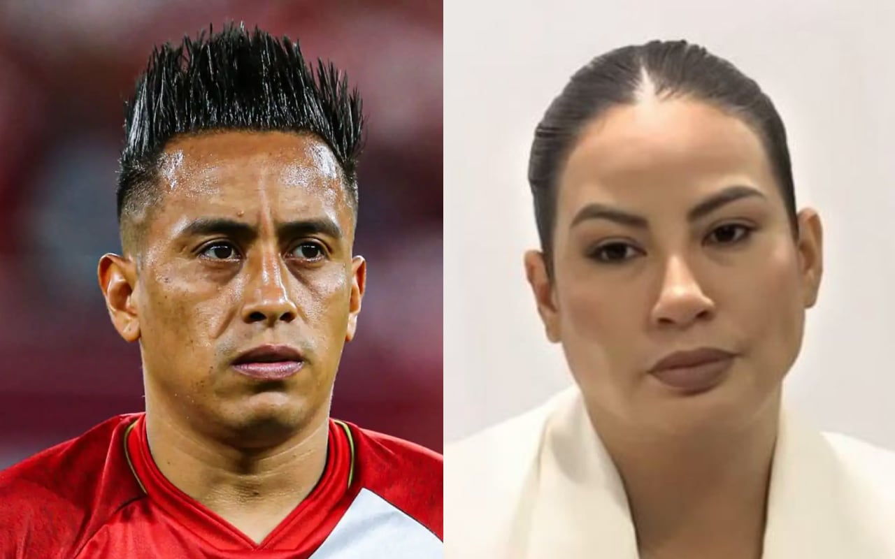 Christian Cueva y Pamela López