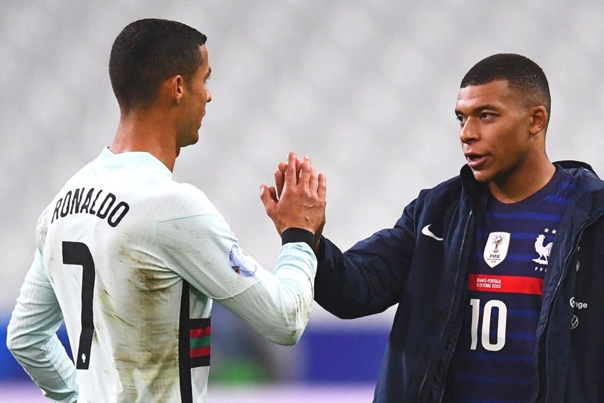 Cumplió su sueño de jugar junto a su ídolo Cristiano Ronaldo (Foto: AFP)
