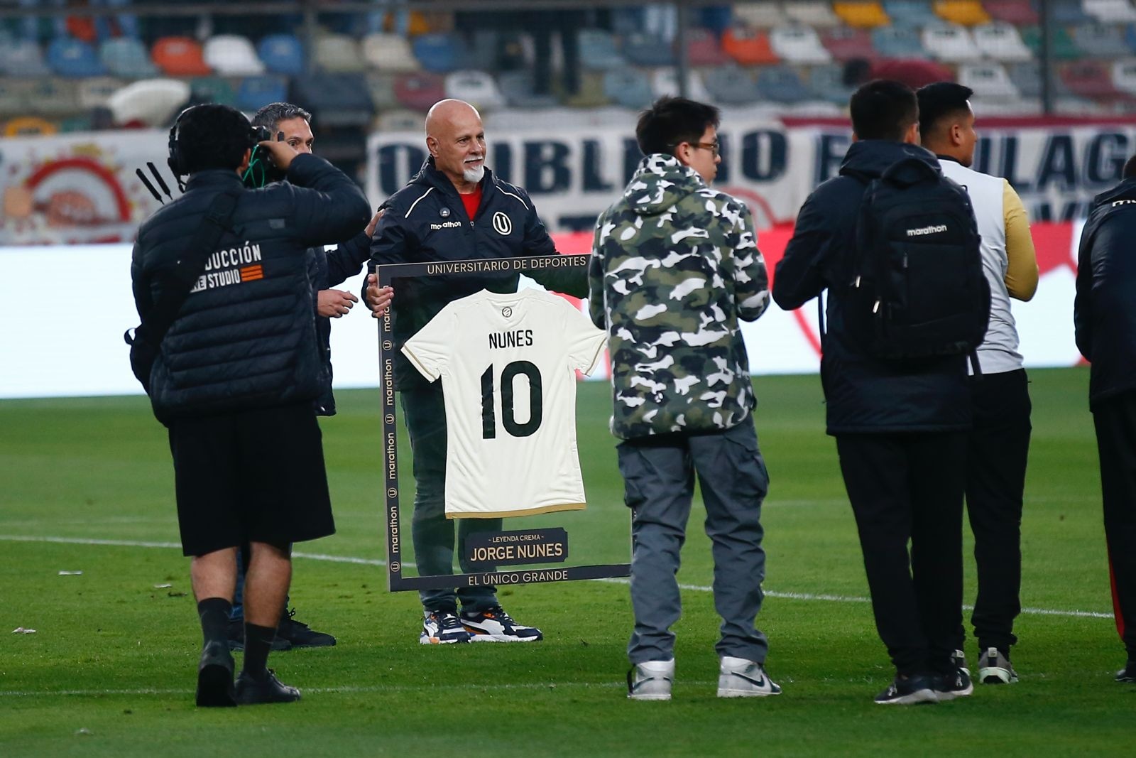 Jorge Amado Nunes, ídolo de Universitario en los 90'. (Fotos: Fernando Sangama/@photo.gec)