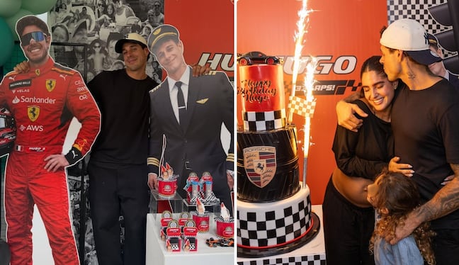 Isabella Ladera sorprende a Hugo García con fiesta temática por sus 33 años