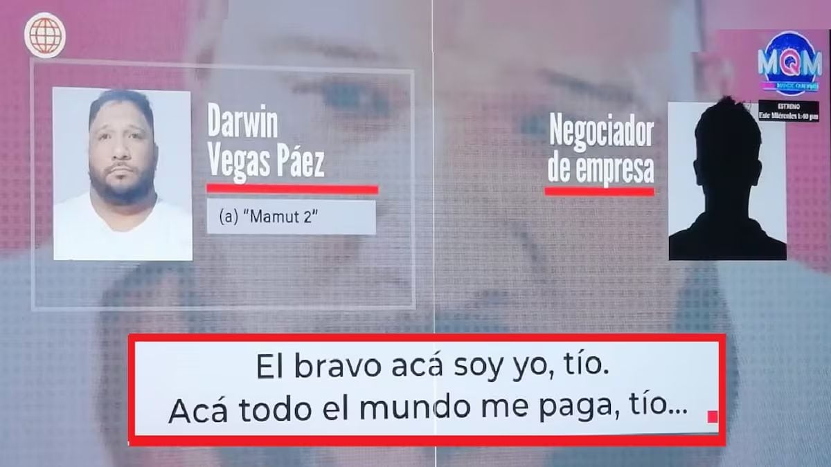 Darwin Vegas Páez. Banda enviaba audios y videos con armas, además de mensajes amenazantes. (Foto: Captura Cuarto Poder)