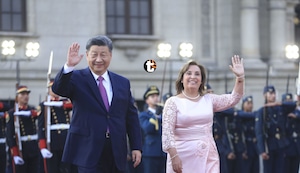 APEC 2024: Así fue el recibimiento del presidente chino Xi Jinping en Palacio de Gobierno