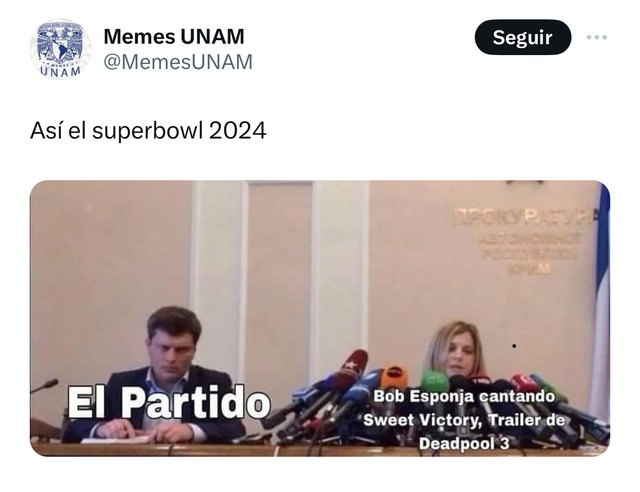 TROME | Super Bowl 2024: Los memes más divertidos del Halftime show (Foto: Twitter)