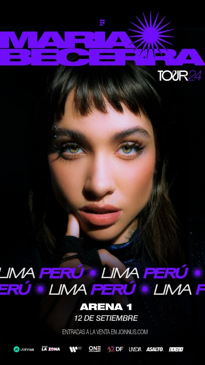 María Becerra confirma concierto en Lima en el Arena 1