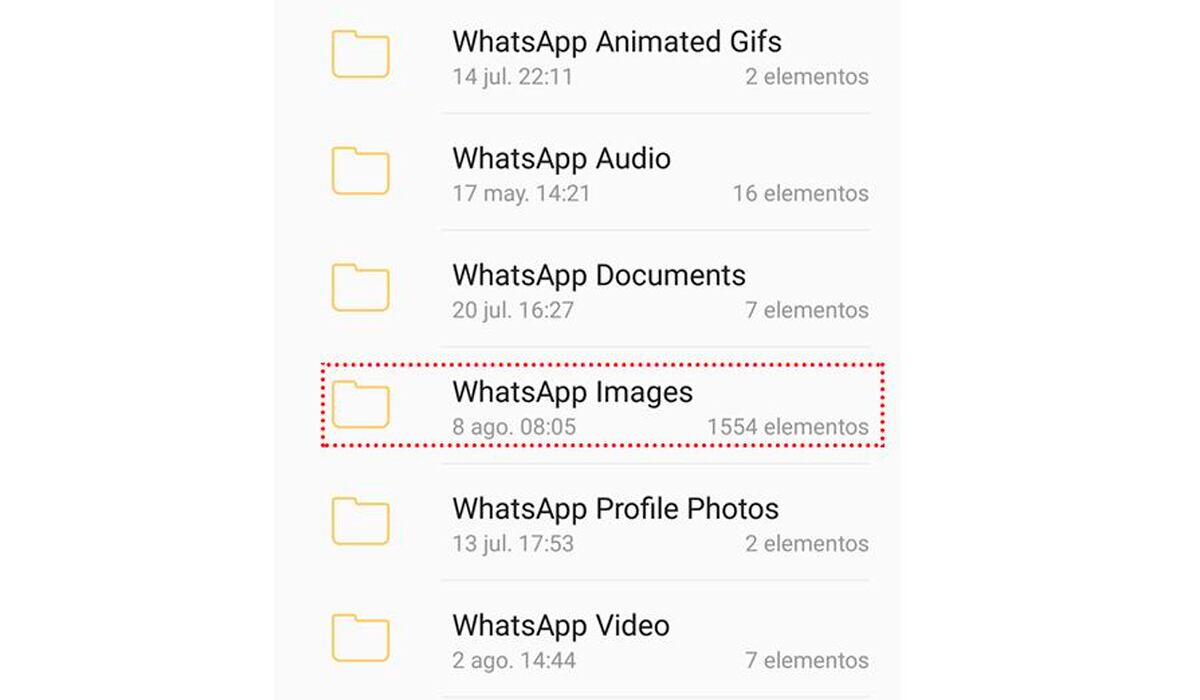 También deberás ingresar a Whatsapp Images. (Foto: WhatsApp)