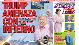 TRUMP AMENAZA CON INFIERNO
