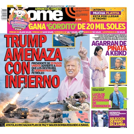 TRUMP AMENAZA CON INFIERNO