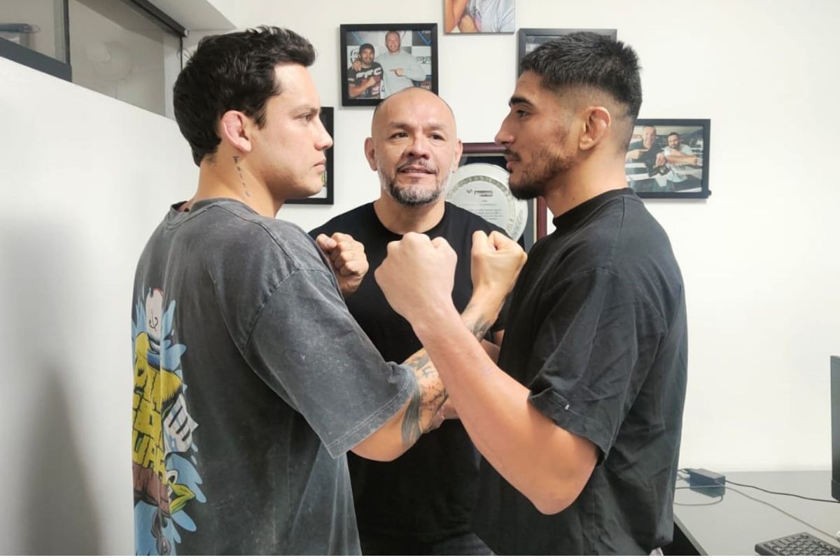 Bandenay vs. Vacacela, la pelea del año en las MMA. (Difusión FFC)