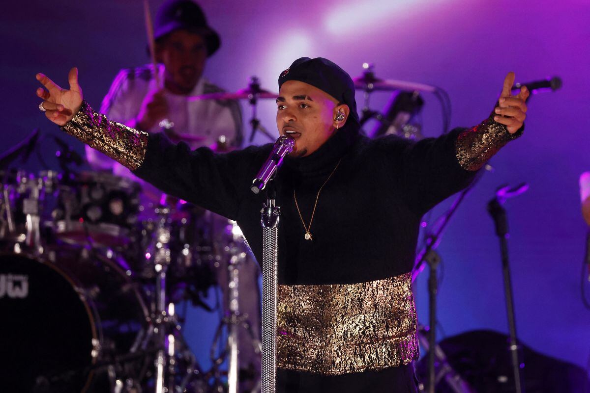 Ozuna durante el festival Global Citizen Live 2021 el 25 de septiembre de 2021 en Los Ángeles (Foto: Michael Tran / AFP)