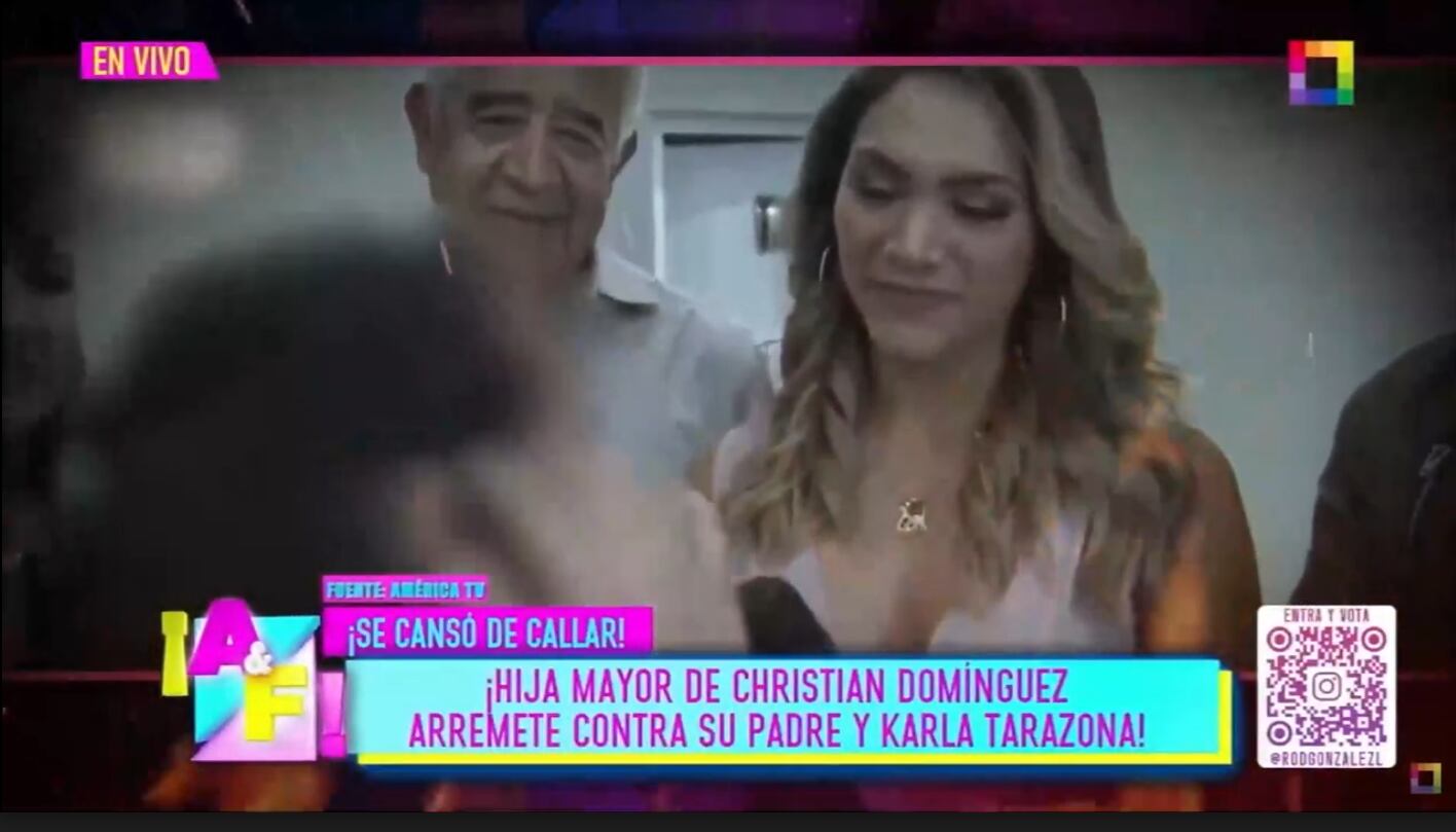Hija de Christian Domínguez tiene buenos recuerdos con Isabel Acevedo.