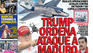 TRUMP ORDENA ATAQUE A MADURO
