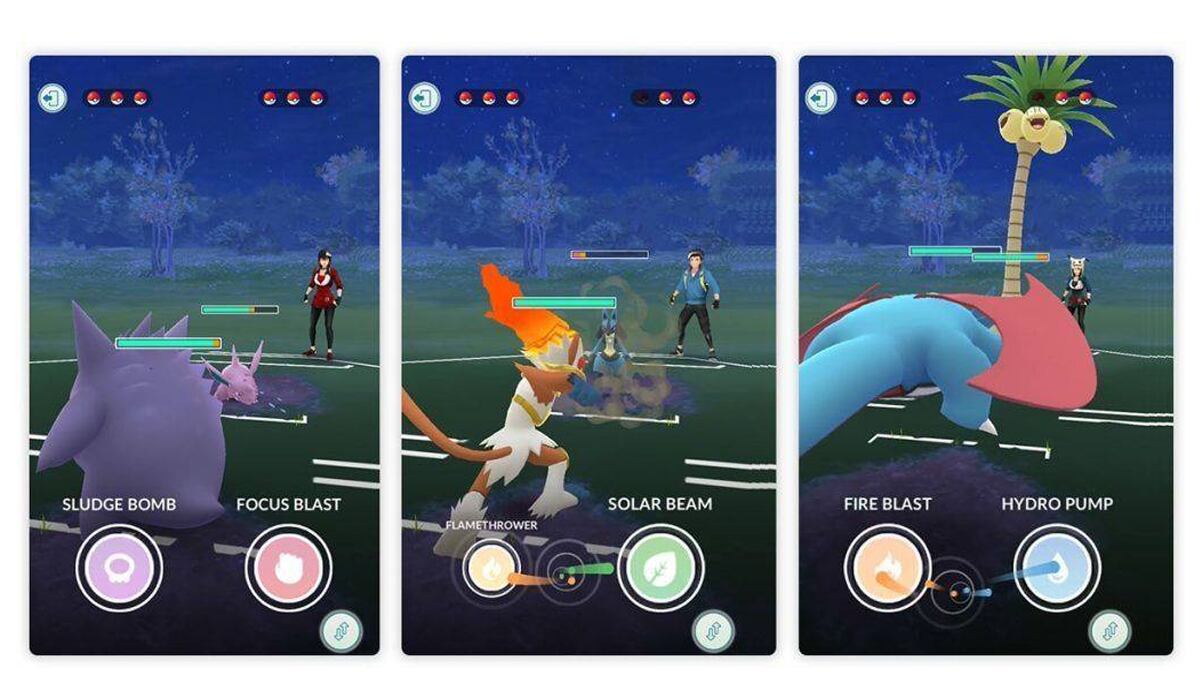 Así son las ligas que tendrás que enfrentar con varias personas en el mundo. (Foto: Pokémon GO)