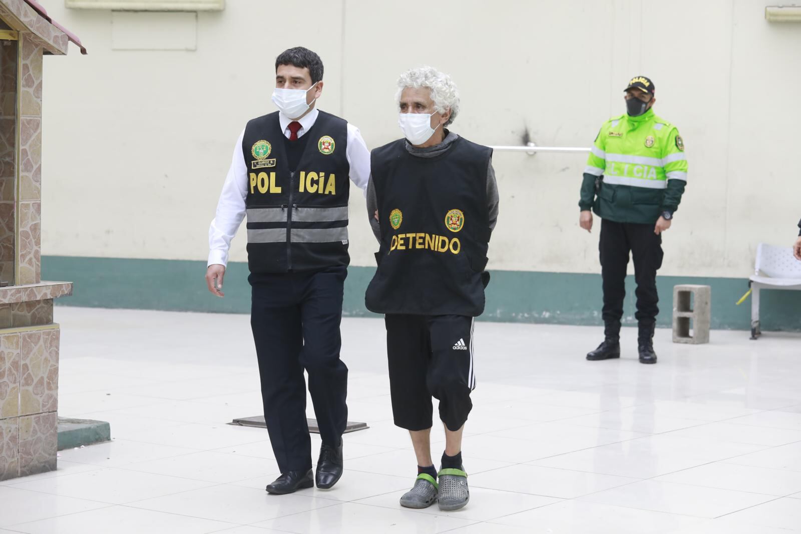 Intervenido fue llevado a la sede policial de La Victoria - San Luis. | Foto: Jessica Vicente
