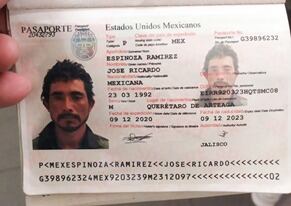 El mexicano José Espinoza detenido.