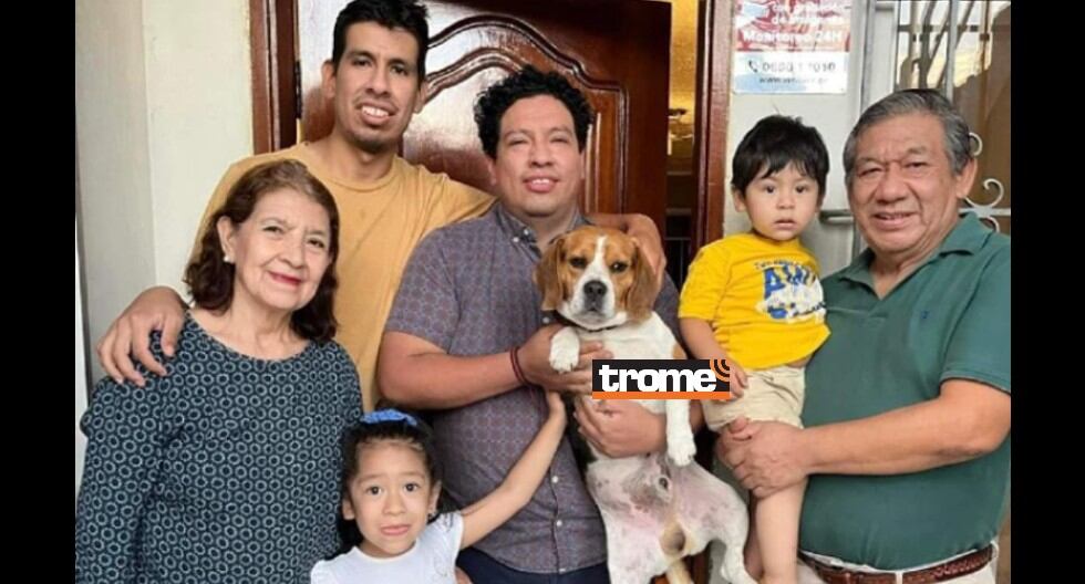 Familia en San Martín de Porres recuperó a su perrito Kiyo. Estaba perdido, ofrecían entrada al concierto de Coldplay como recompensa por su mascota (Compos. Trome / Isabel Medina)