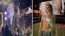 ¡Sacó los pasos prohibidos! Karime Scander deslumbra como Reina del Carnaval de Pimentel