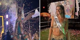 ¡Sacó los pasos prohibidos! Karime Scander deslumbra como Reina del Carnaval de Pimentel