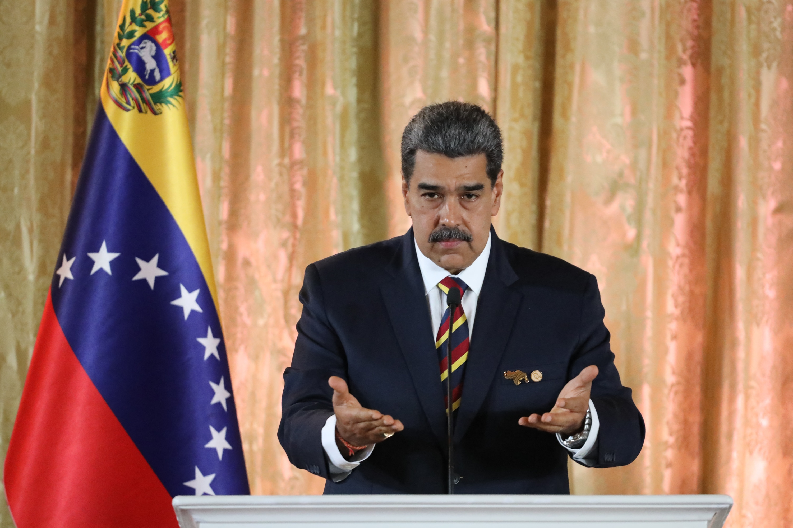 Nicolás Maduro. (Foto de ZURIMAR CAMPOS / Presidencia de Venezuela / AFP)