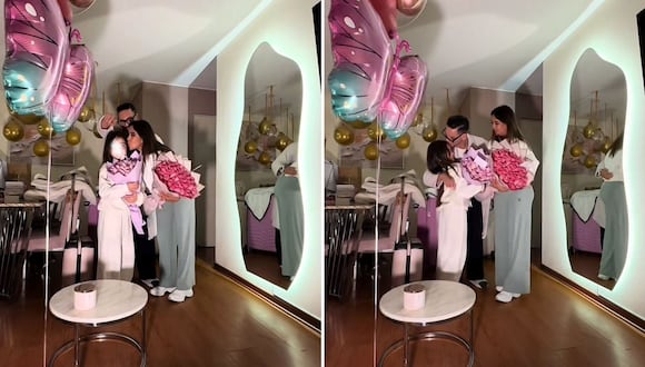 Anthony Sorprende A Melissa Paredes Y Su Hija