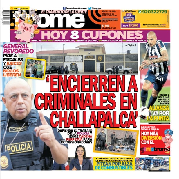 Portada Trome