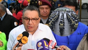 Ministro del Interior anuncia cambio de oficiales en la Policía: “General que no trabaja se tiene que ir... hay que salir a cazar delincuentes”