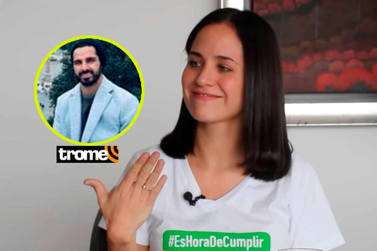 Sigrid Bazán anuncia su compromiso con Julio Fabrizio Iparraguirre