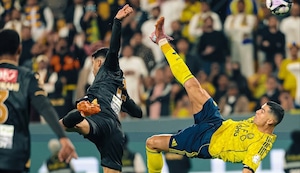 El descomunal GOLAZO de chalaca de Cristiano Ronaldo con el Al-Nassr | VIDEO