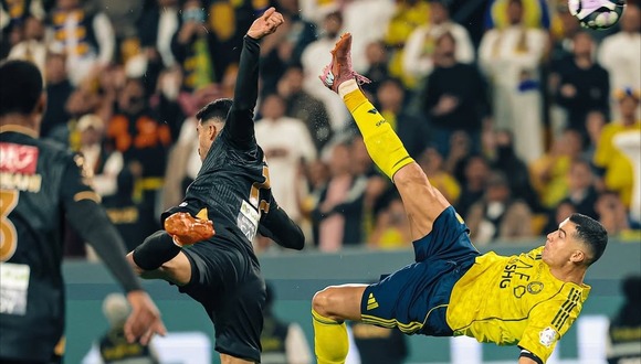 TROME | Golazo de chalaca de Cristiano Ronaldo con Al Nassr. (Video: SSC)