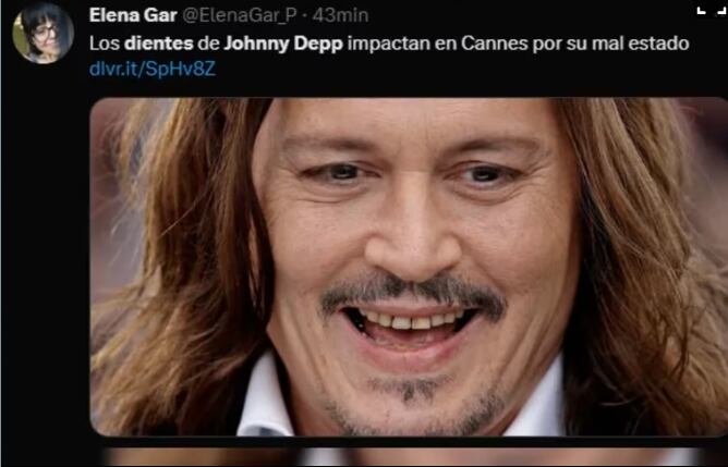 Johnny Depp causó revuelo por el mal estado de su dentadura. Foto: Captura.