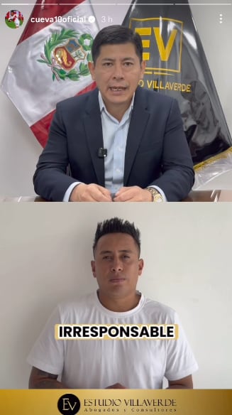 Christian Cueva, mediante su abogado, señaló que la deuda con el colegio de los niños fue generada por Pamela López.