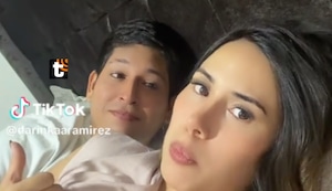 Darinka Ramírez muestra el rostro de su novio y padre de su bebé antes que Magaly Medina