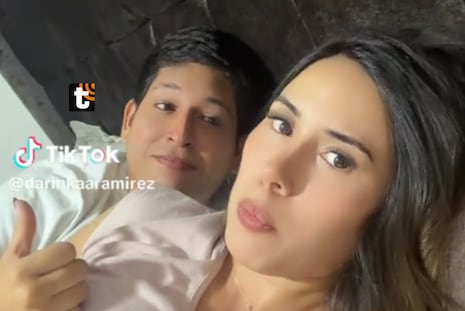 Darinka Ramírez muestra el rostro de su novio y padre de su bebé antes que Magaly Medina