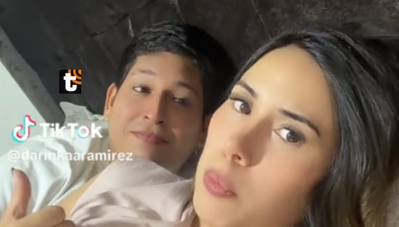 TROME- Darinka Ramírez muestra el rostro de su actual pareja y padre de su bebé.