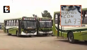 Línea 73 paraliza sus operaciones por amenazas de muerte a conductores: “Es la última advertencia, van a morir”